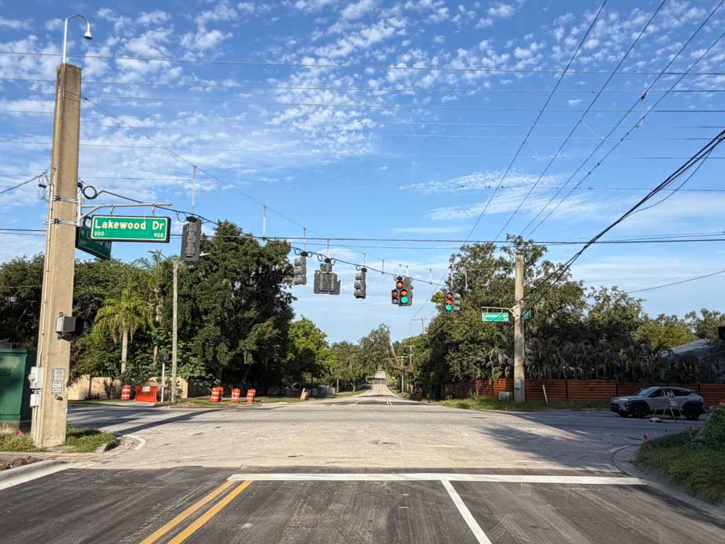 Woodberry/Limona roads have reopened at the intersection of Lakewood Drive.
